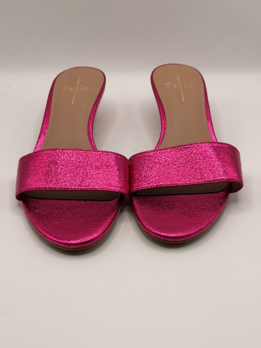 LINEA PAOLO Womens Ilia Kitten Heel Sandal In Pink Sz 8 M - Picture 4 of 9